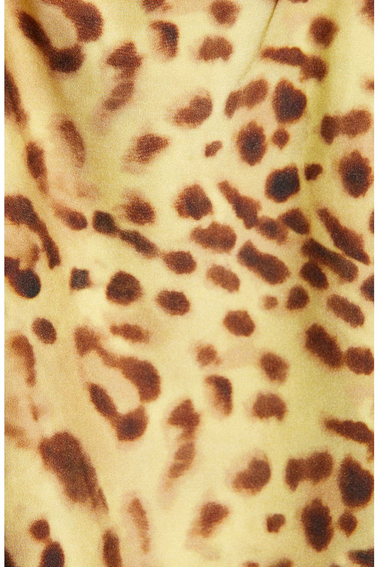 Leopard Print One-Piece Swimsuit, Alternate, color, LEOPARD