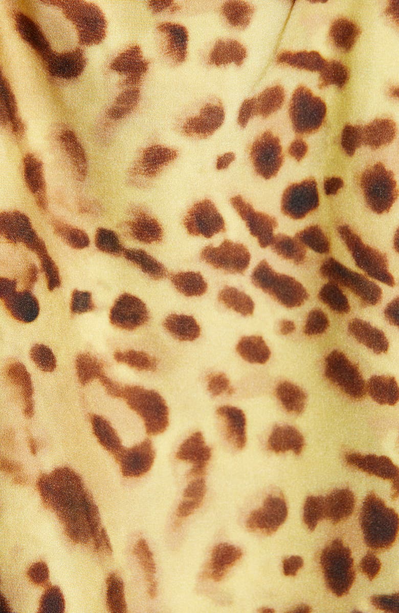 Adriana Degreas Leopard Print One-Piece Swimsuit, Alternate, color,