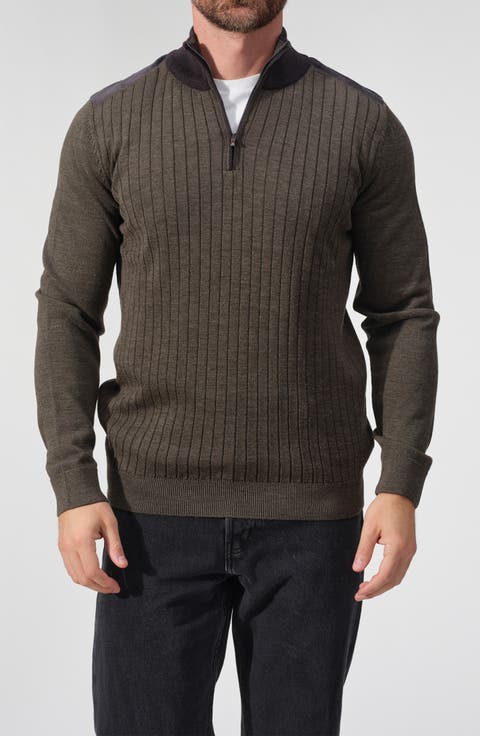 Cortona Ribbed Half-Zip Sweater