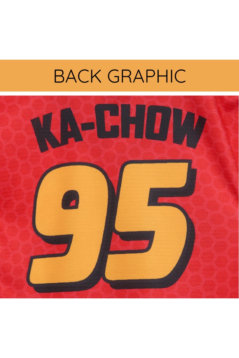 Pixar Short Sleeve Soccer Jersey, Alternate, color, Lightning McQueen Red