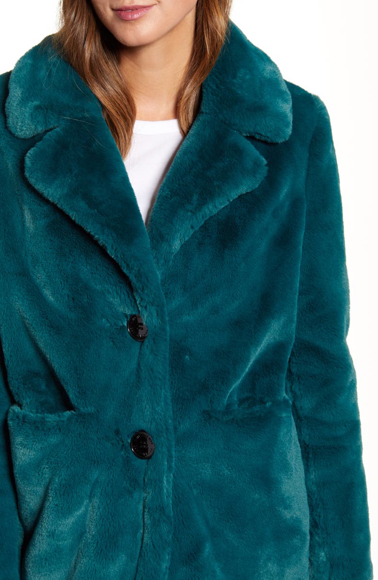 Sam Edelman Faux Fur Jacket, Alternate, color, 