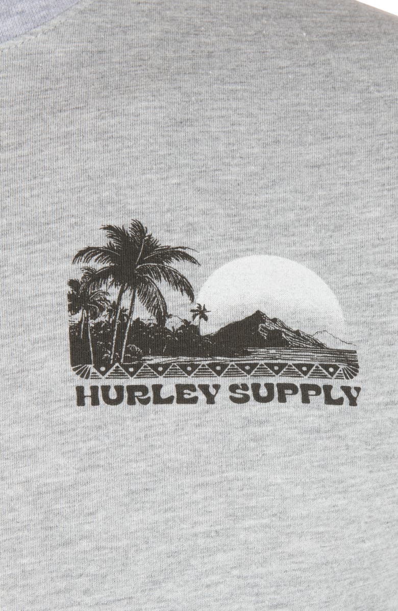 Hurley Island Scape Cotton Graphic T-Shirt, Alternate, color,