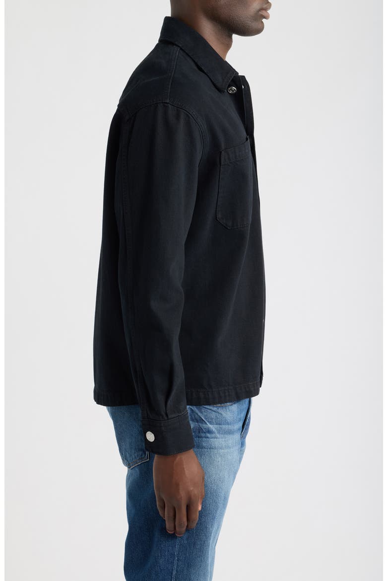 Cotton Blend Denim Shirt Jacket, Alternate, color, SHARP