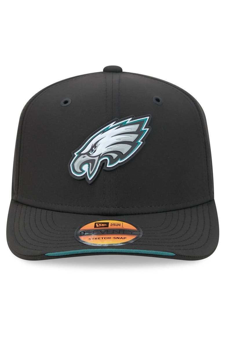 Men's New Era Black Philadelphia Eagles 2026 Sideline 9SEVENTY Adjustable Hat, Alternate, color, Black