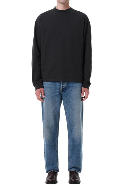 Agolde '90s Mid Rise Relaxed Straight Leg Jeans In Blue