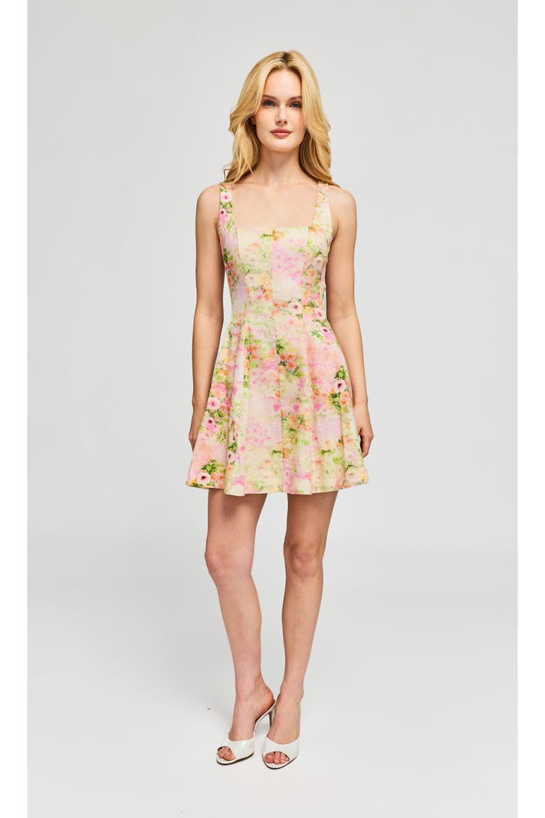 Courtney Floral Dress, Alternate, color, Rose Cloud