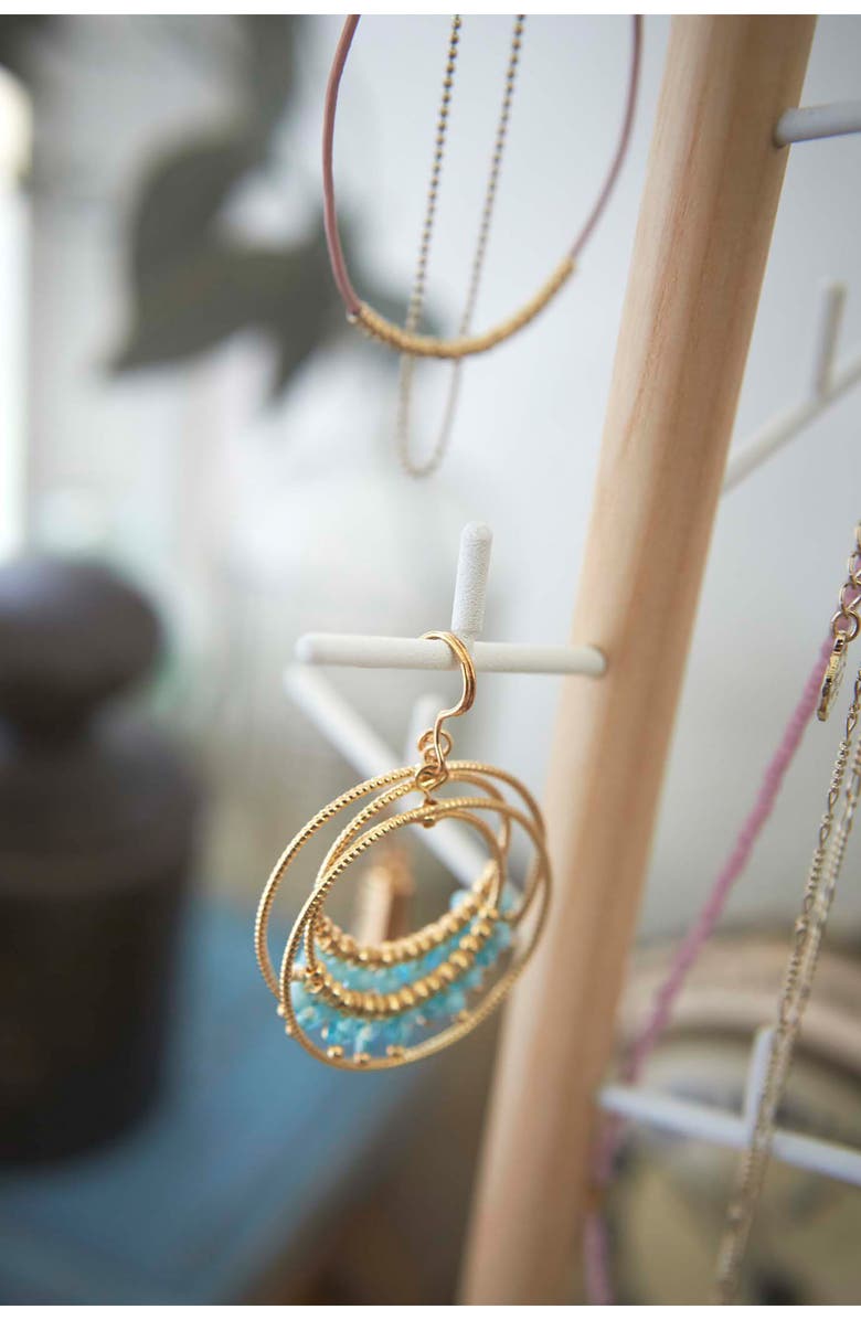 Yamazaki Jewelry/Accessory Storage Stand, Alternate, color, White