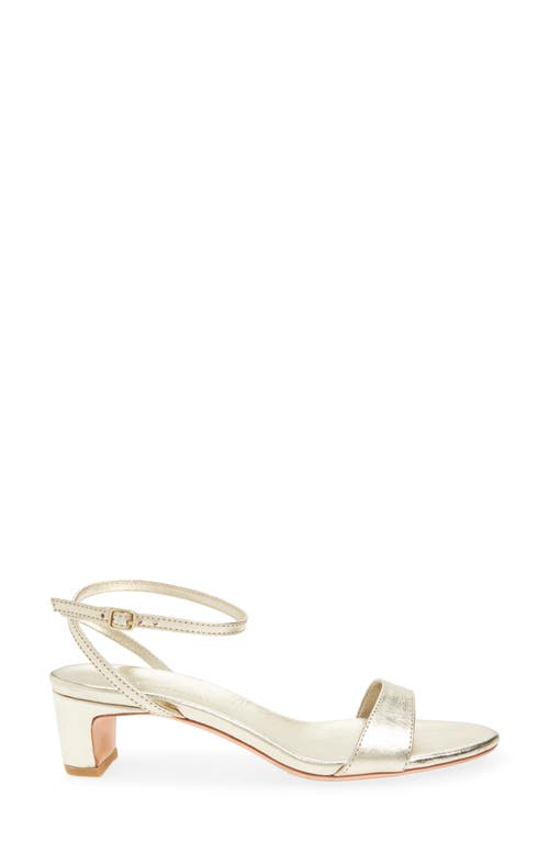 Loeffler Randall Jackie Mid Heel Sandal In Champagne
