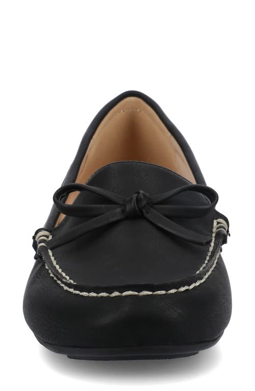 Journee Collection Journee Womens Novella Medium And Wide Width Driving Loafer In Black