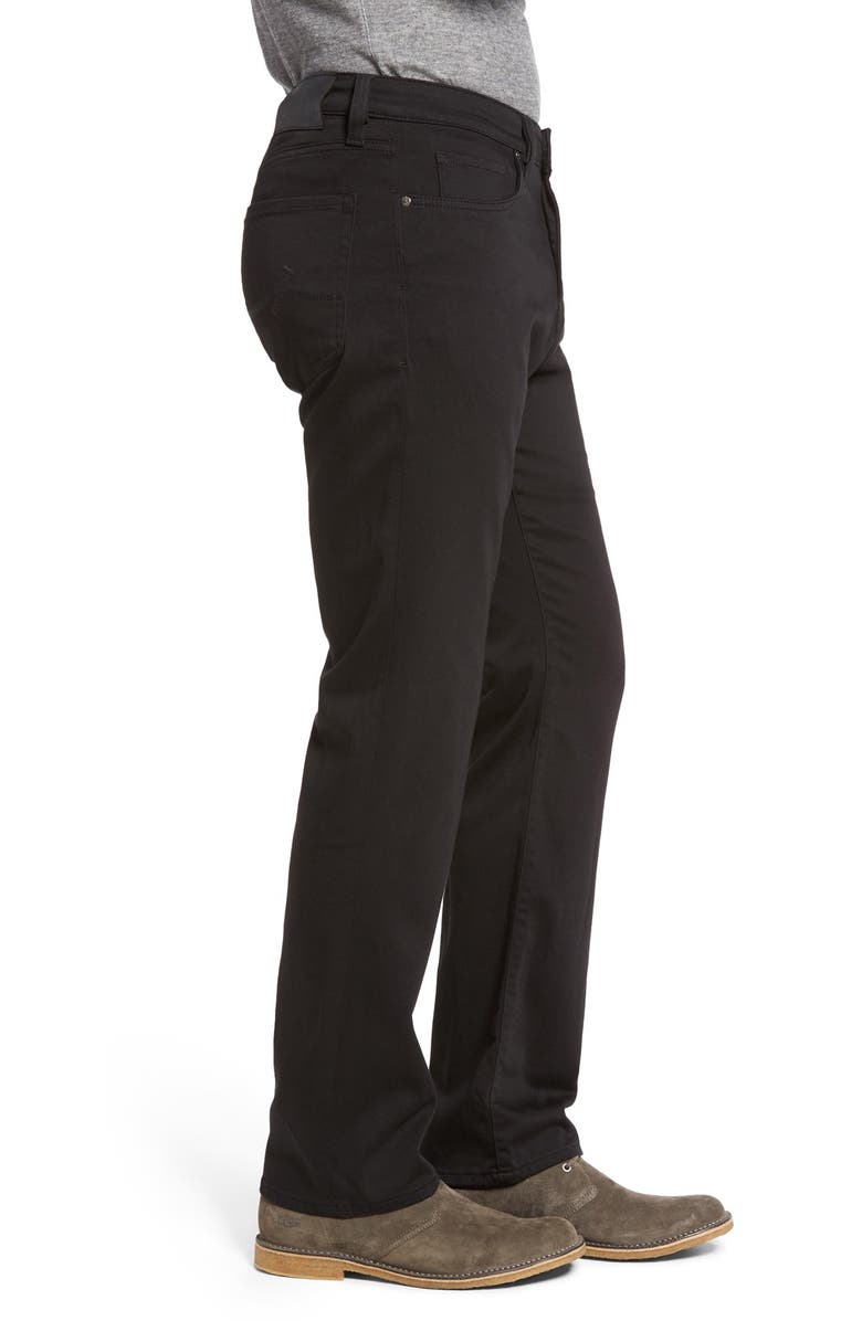 34 Heritage Relaxed Fit Straight Leg Jeans, Alternate, color, Select Double Black