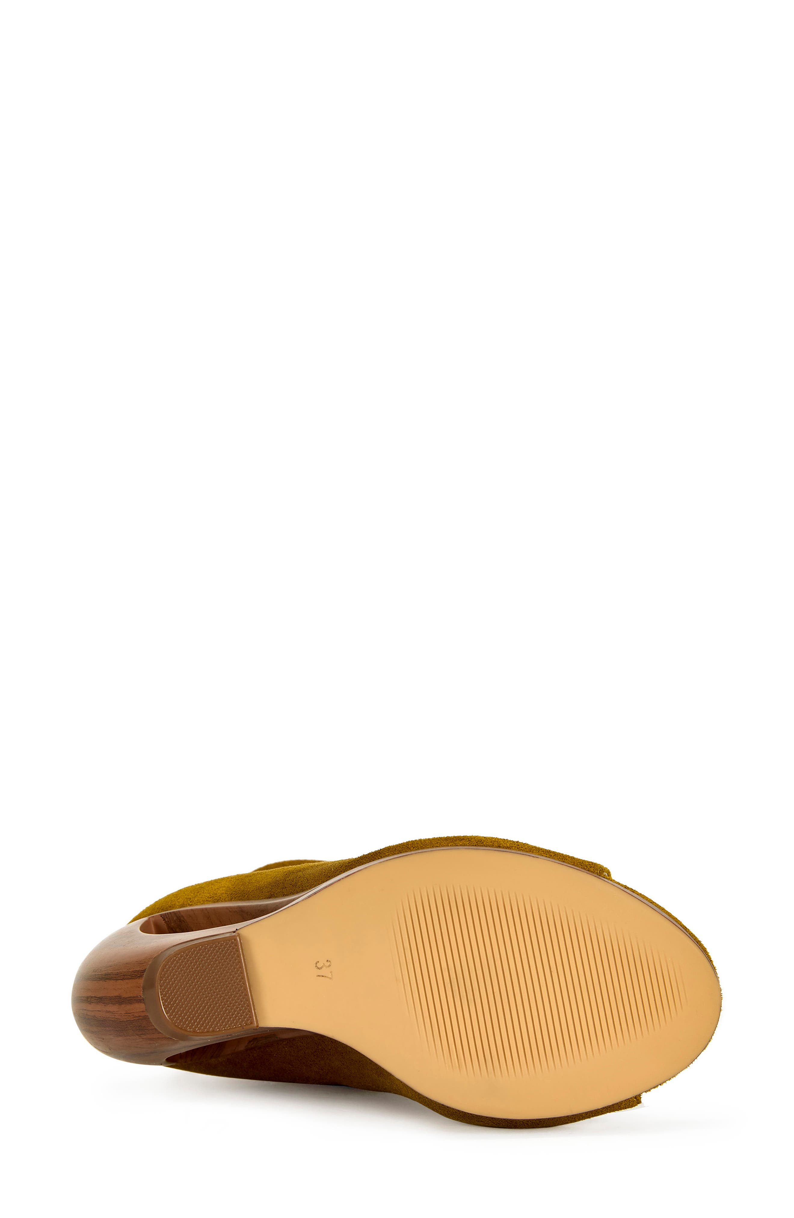 Arlo Peep Toe Bootie, Alternate, color, MUSTARD
