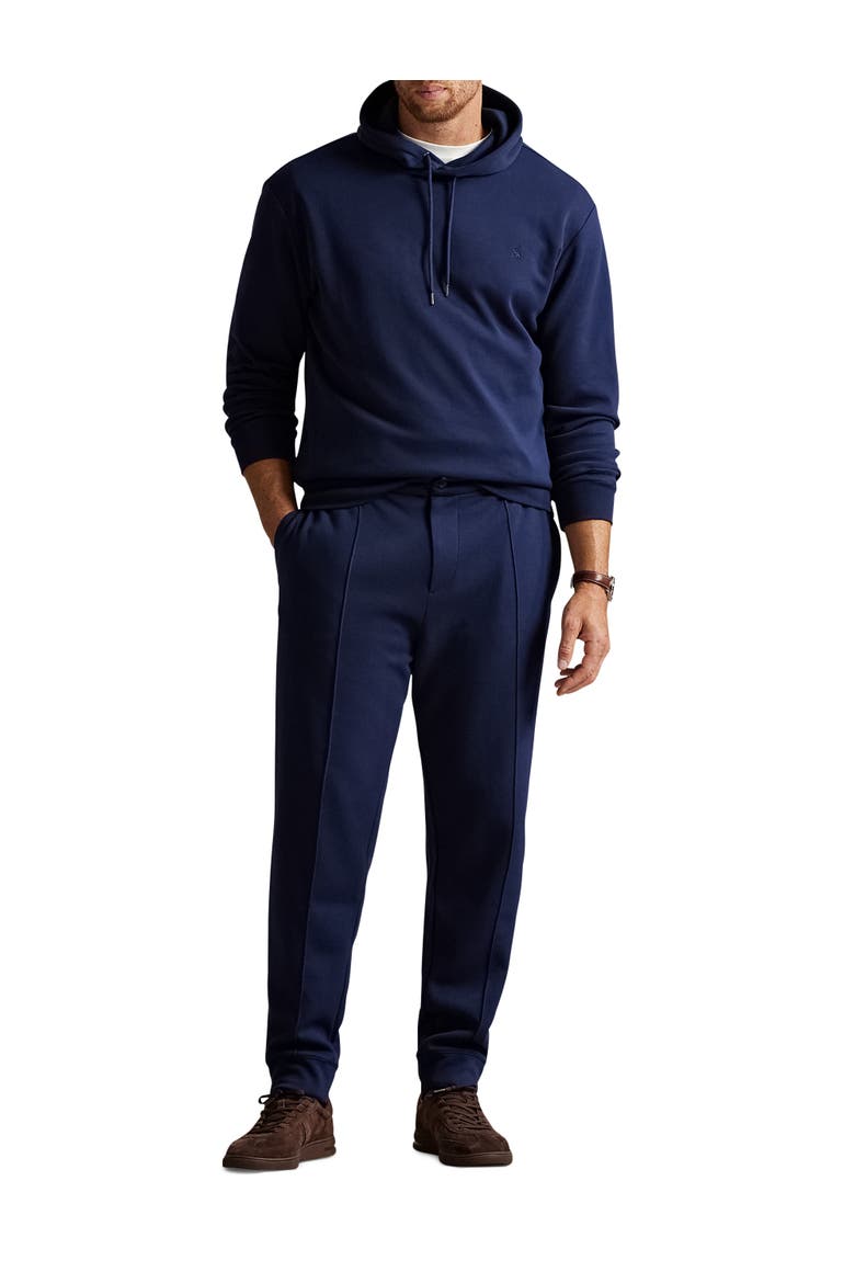 Big & Tall Double-Knit Jogger Pants, Alternate, color, CRUISE NAVY