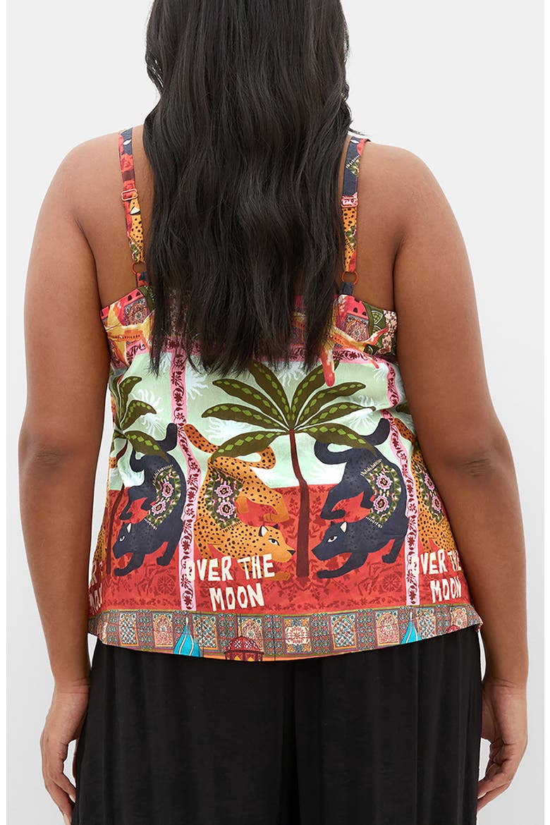 Capri Print Cami, Alternate, color, FOOLS PARADISE