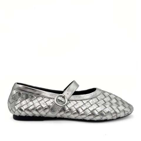 Rena Woven Mary Janes
