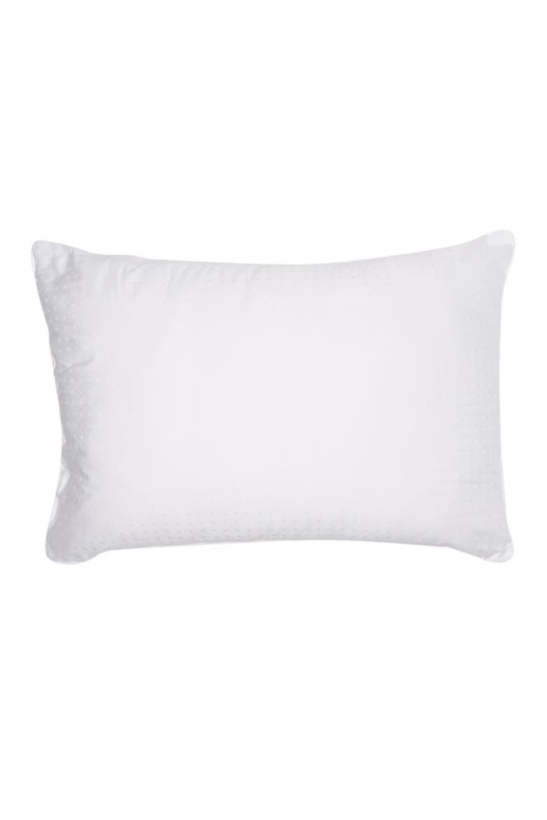 Bounce Back Standard Sized Pillow, Main, color, WHITE