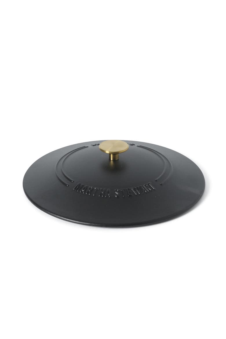 Gatwick 3.5-Quart Enameled Cast Iron Braiser with Lid, Alternate, color, Matte Black