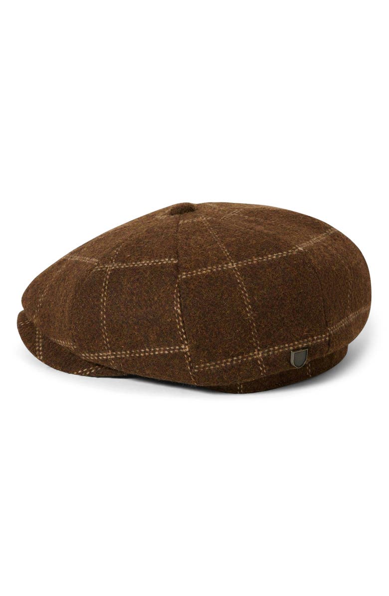 Brixton Brood Baggy Driving Cap, Alternate, color, Copper/ Tan
