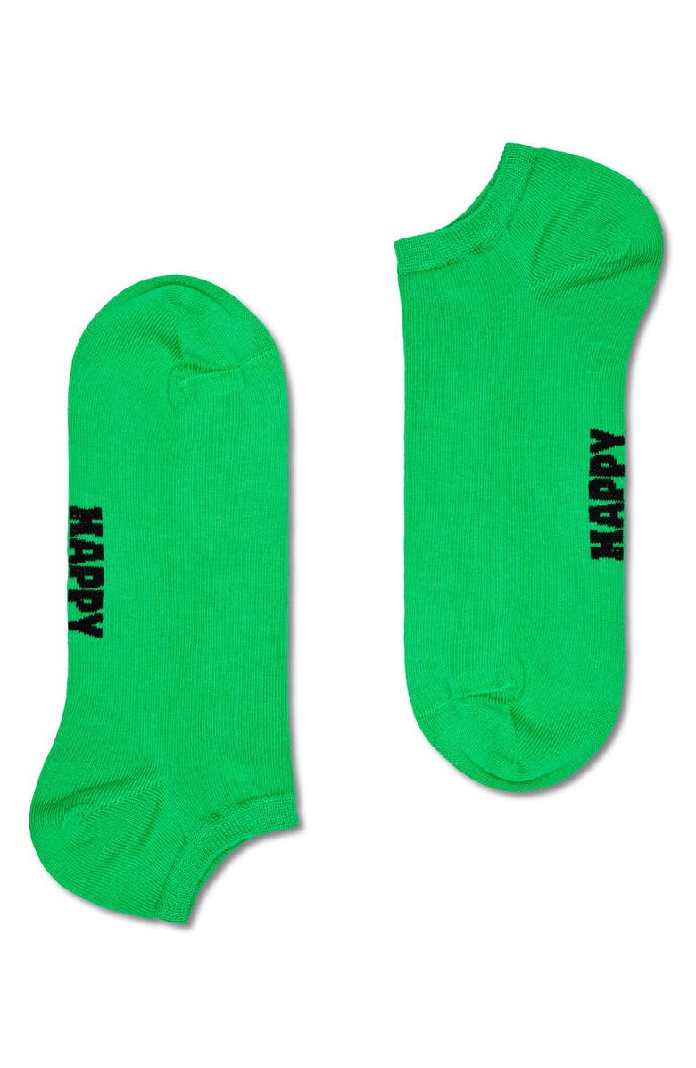 Happy Socks Assorted 3-Pack Solid No-Show Socks, Alternate, color, Grey