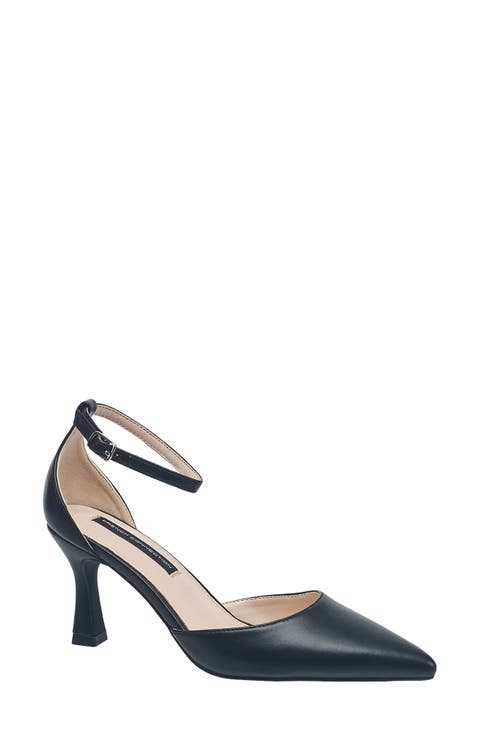 Champs D'Orsay Ankle Strap Pump
