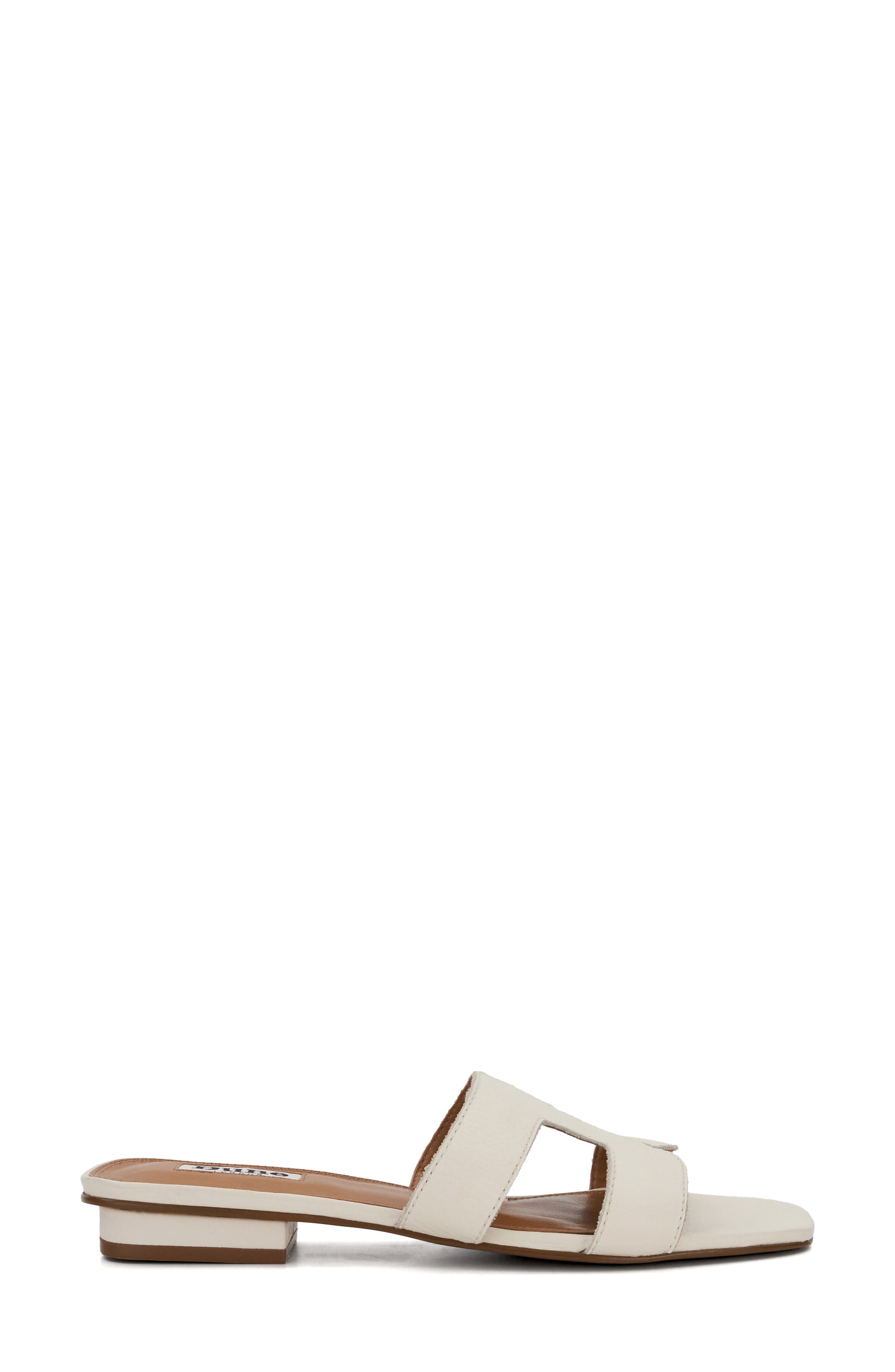 Loupe Slide Sandal, Alternate, color, WHITE