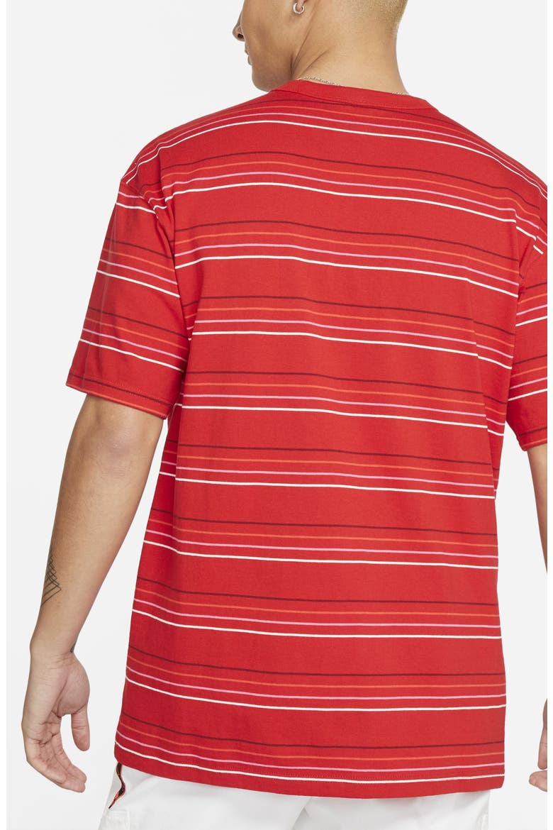 Logo Embossed T-Shirt, Alternate, color, UNIVERSITY RED