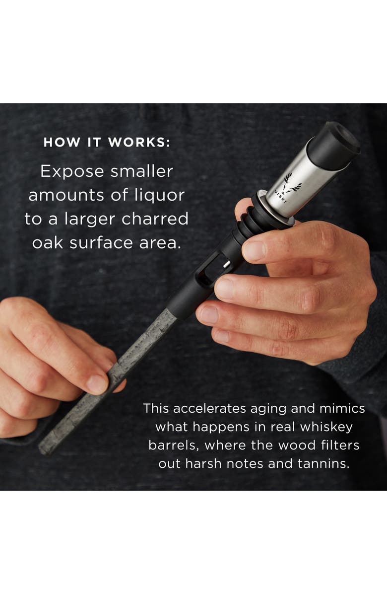 Viski Alchemi Liquor Aging Kit Set of 3, Alternate, color, Black