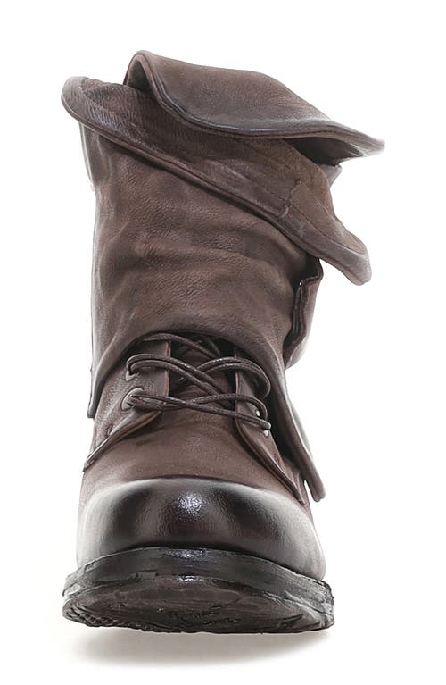 As98 A.s.98 Simon Ii Moto Bootie In Brown