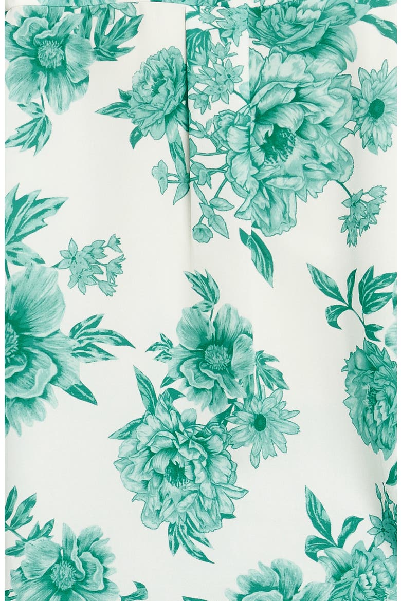 Floral Button-Up Shirt, Alternate, color, IVORY JADE