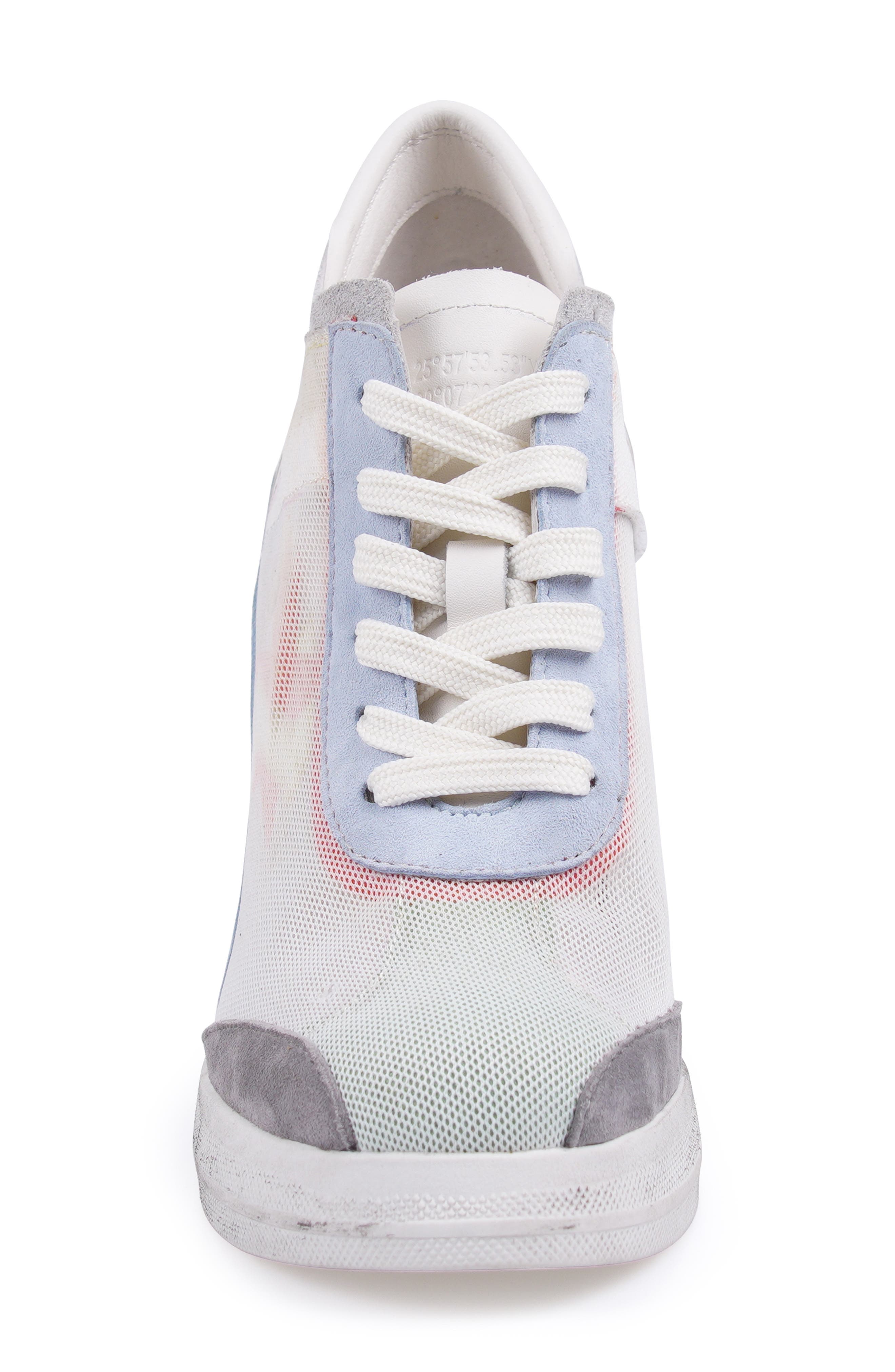 ZIGI Sneaker Platform Pump, Alternate, color, White Multi