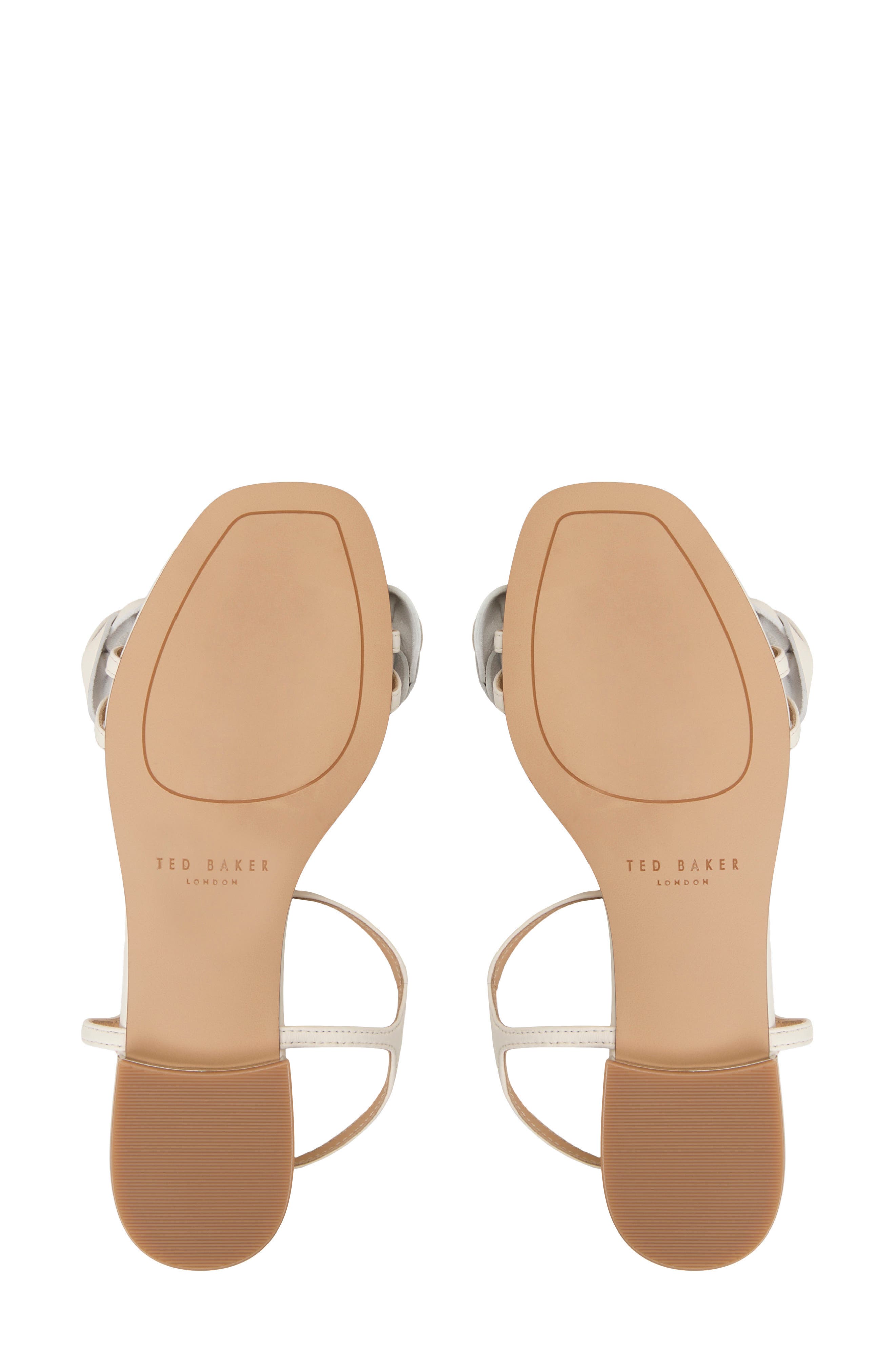 Ted Baker London June Ankle Strap Sandal, Alternate, color, Ivory