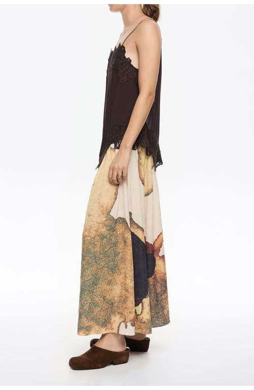 Bimba Y Lola Pleated A-line Midi Skirt In Black
