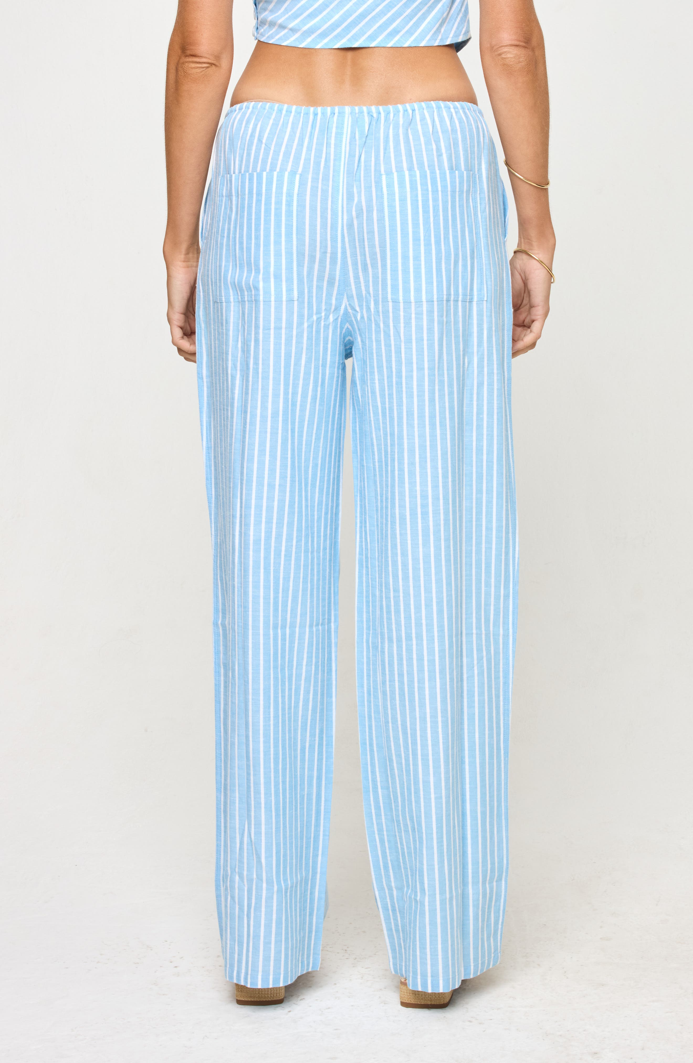 Corey Stripe Cover-Up Pants - image 2