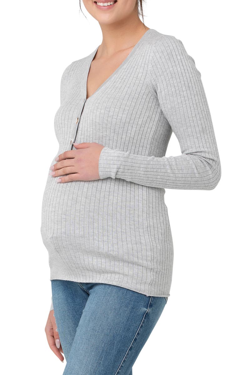 Ripe Maternity Zoe Long Sleeve Nursing Top, Main, color, 