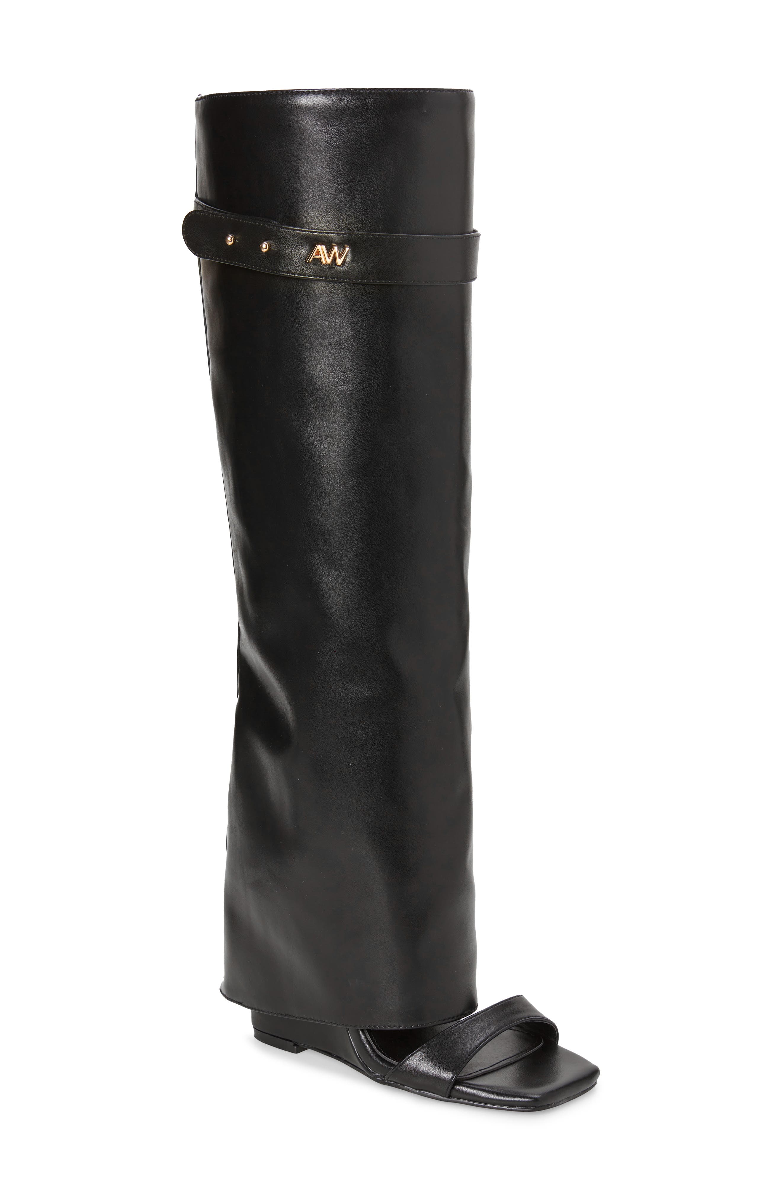 AZALEA WANG Marietta Knee High Sandal, Main, color, 