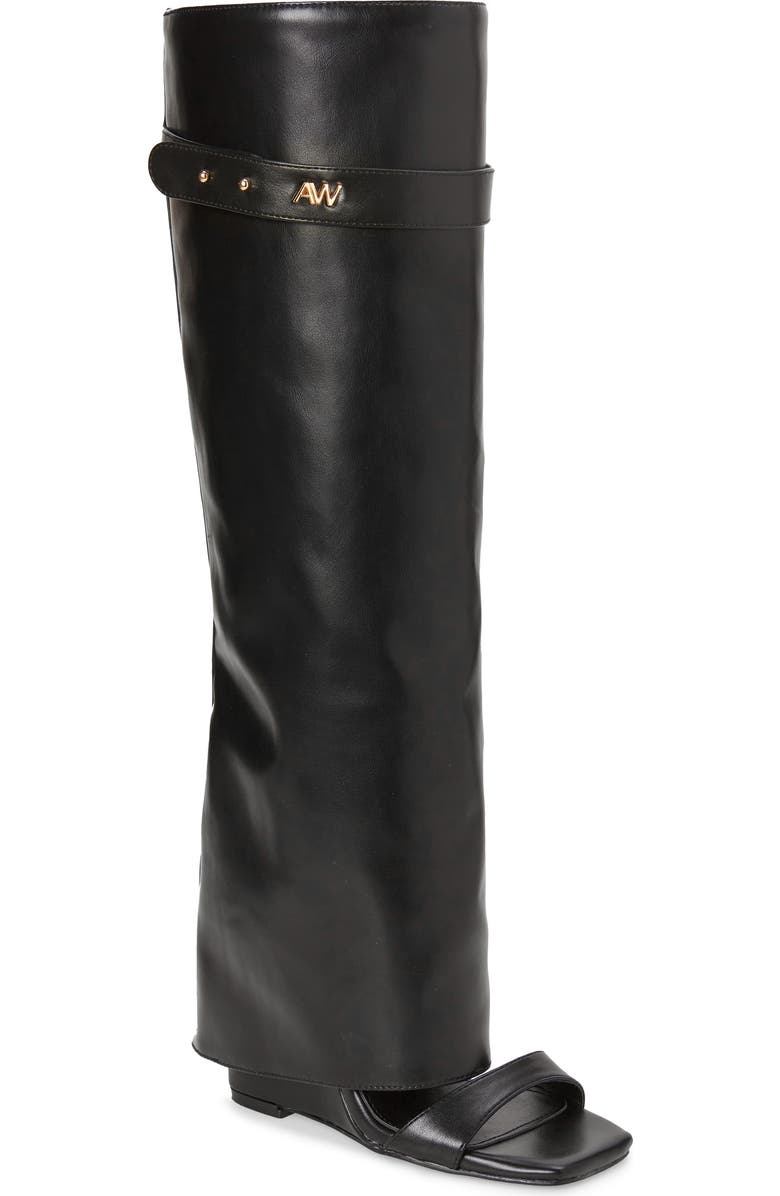 AZALEA WANG Marietta Knee High Sandal, Main, color,