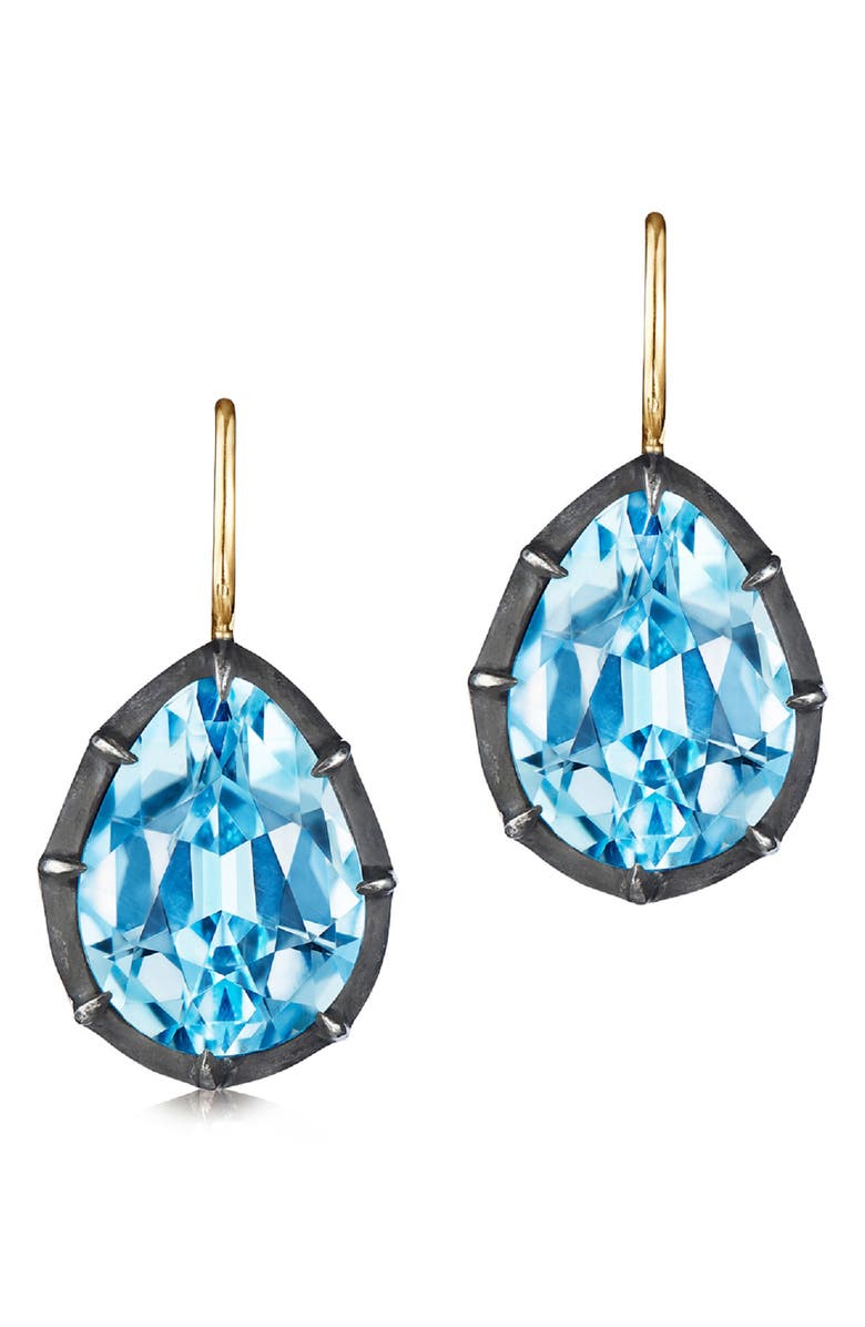 Fred Leighton Topaz Drop Earrings, Main, color,