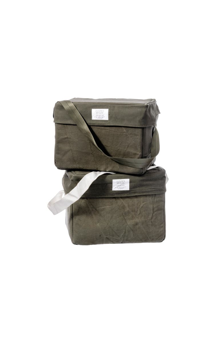 PUEBCO Vintage Fabric Cooler, Main, color, Olive