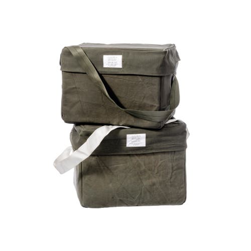 Puebco Vintage Fabric Cooler In Olive