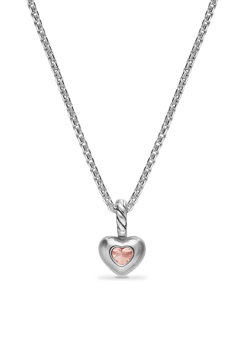 Mini Heart Amulet, Alternate, color, TWO-TONE/ PINK