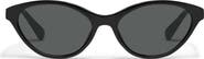 QUAY Talk Nice 55mm Cat Eye Sunglasses