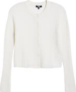 PAIGE Acqua Rib Cashmere Cardigan