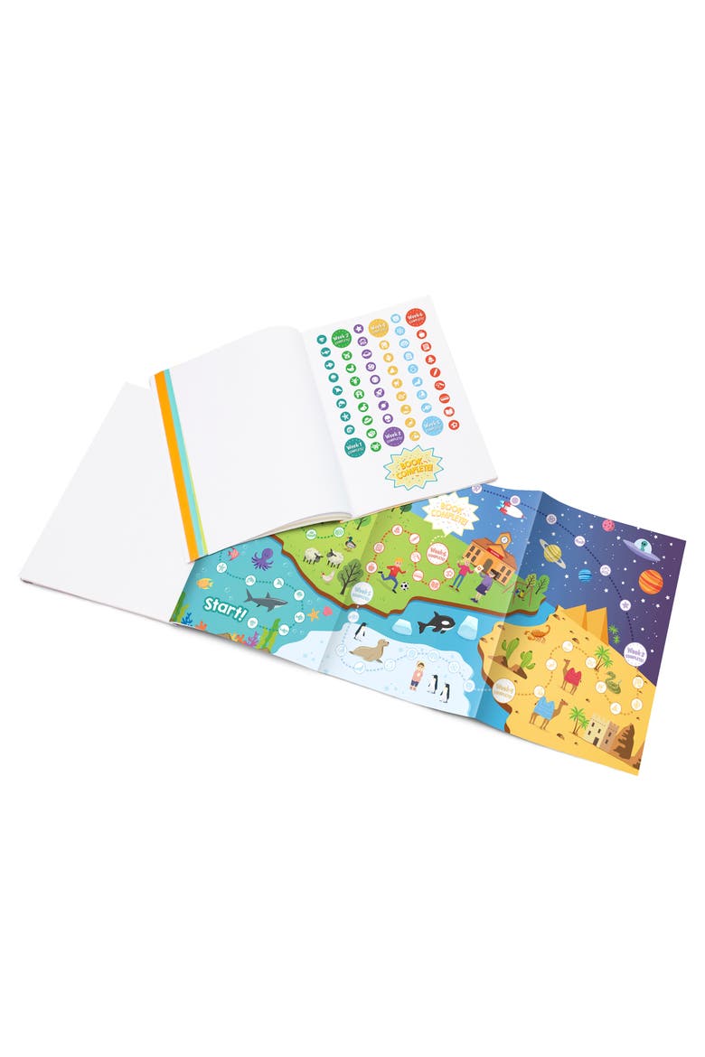 Phase 2 Letter Sounds Educational Learning Workbook, Alternate, color, Multicolored