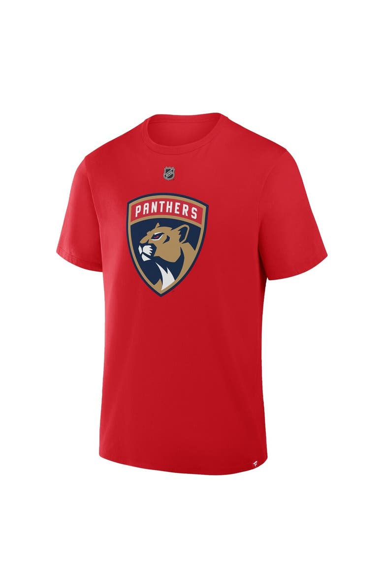 FANATICS Men's Fanatics Sergei Bobrovsky Red Florida Panthers Authentic Stack Name & Number T-Shirt, Alternate, color, Red