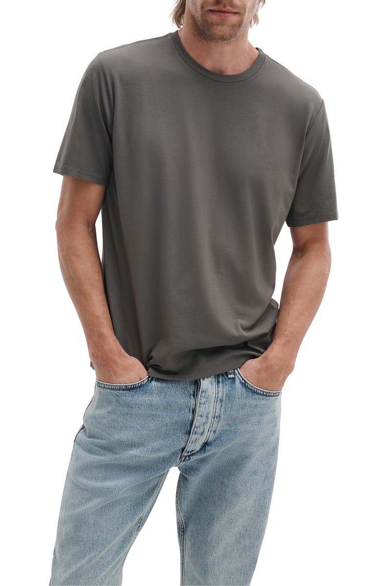 rag & bone Classic Tech Jersey T-Shirt, Main, color, Charcoal Green