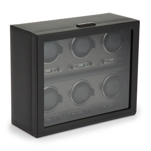 Wolf Axis 6 Piece Watch Winder In Powder Coat