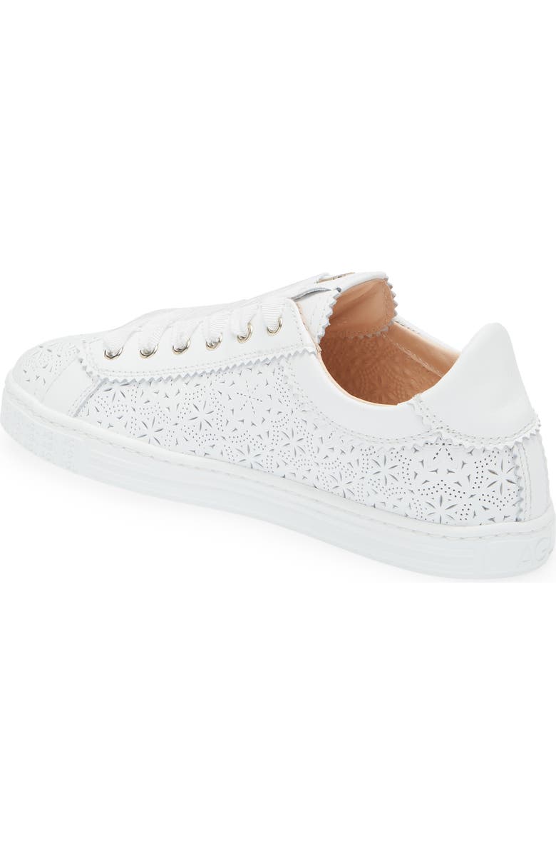 AGL Sade Perforated Sneaker, Alternate, color, White