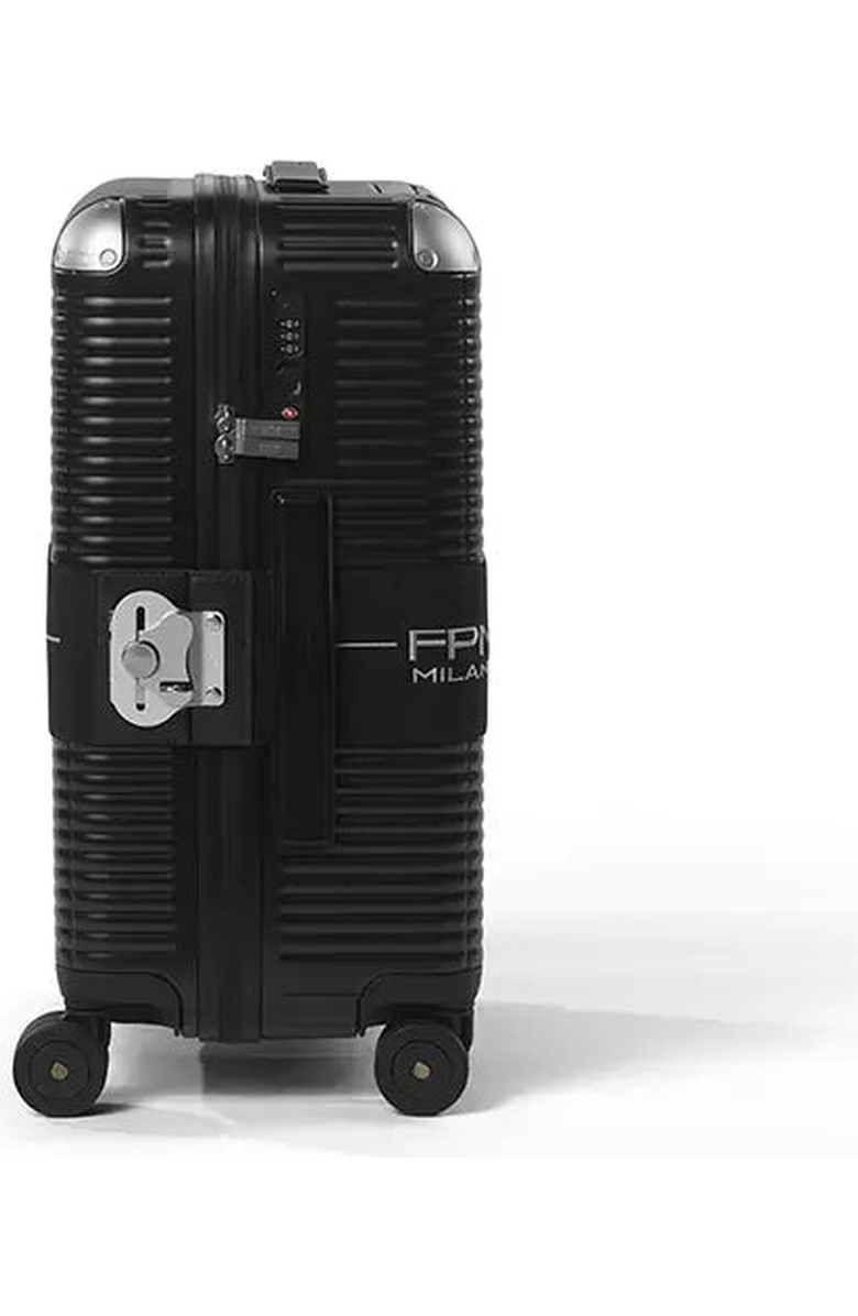 FPM - Fabbrica Pelletterie Milano - US Bank Zip Deluxe Spinner 55M Suitcase, Alternate, color, Eclipse Black