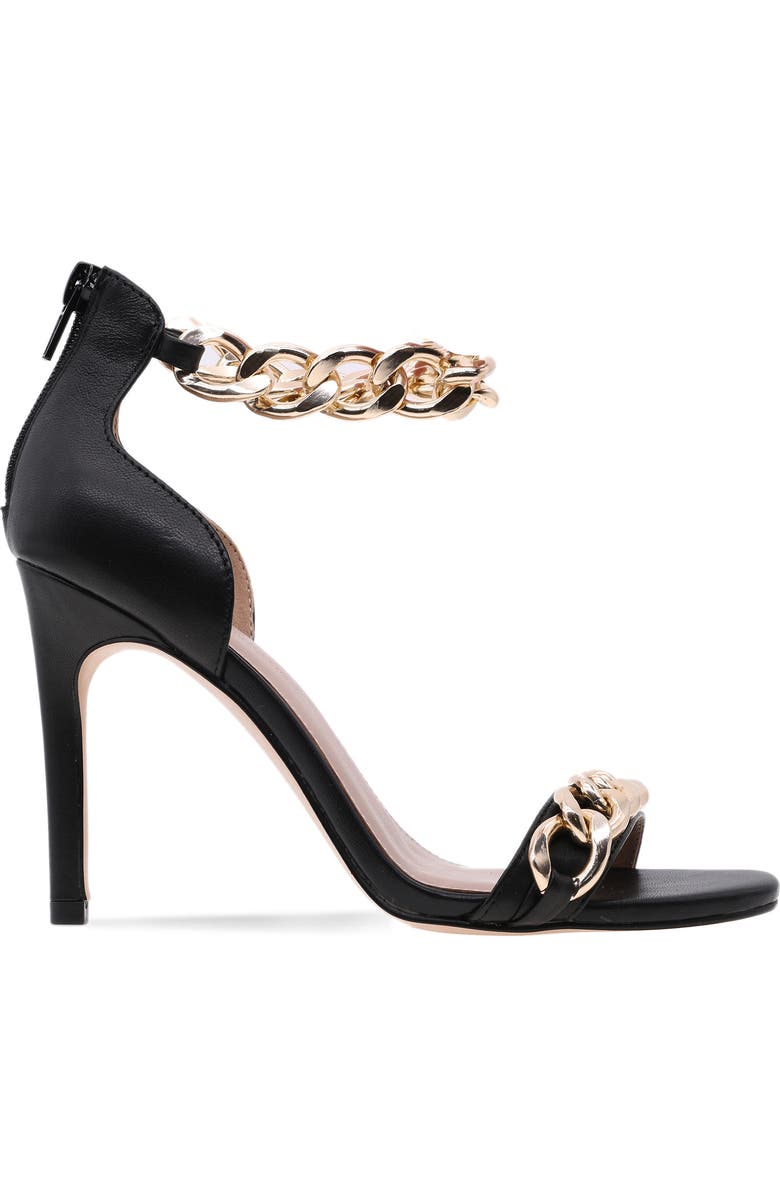 BCBGeneration Isinna Chain Ankle Strap Sandal, Alternate, color,