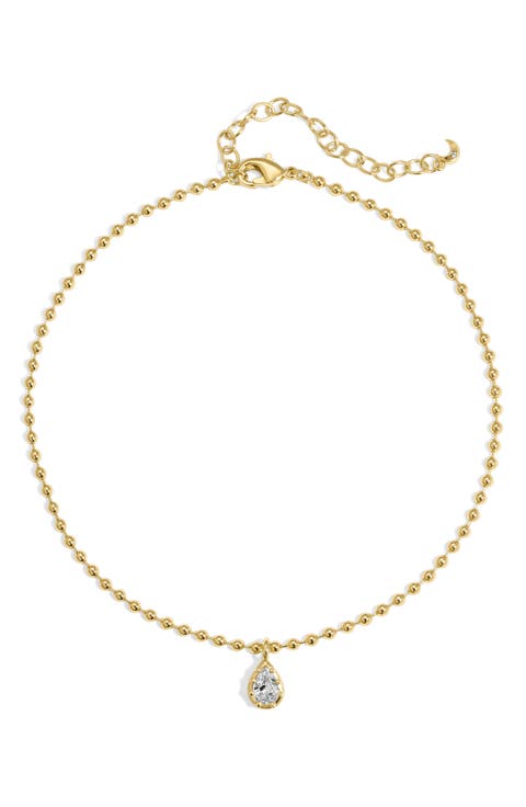 Mini Cleo Pear Anklet