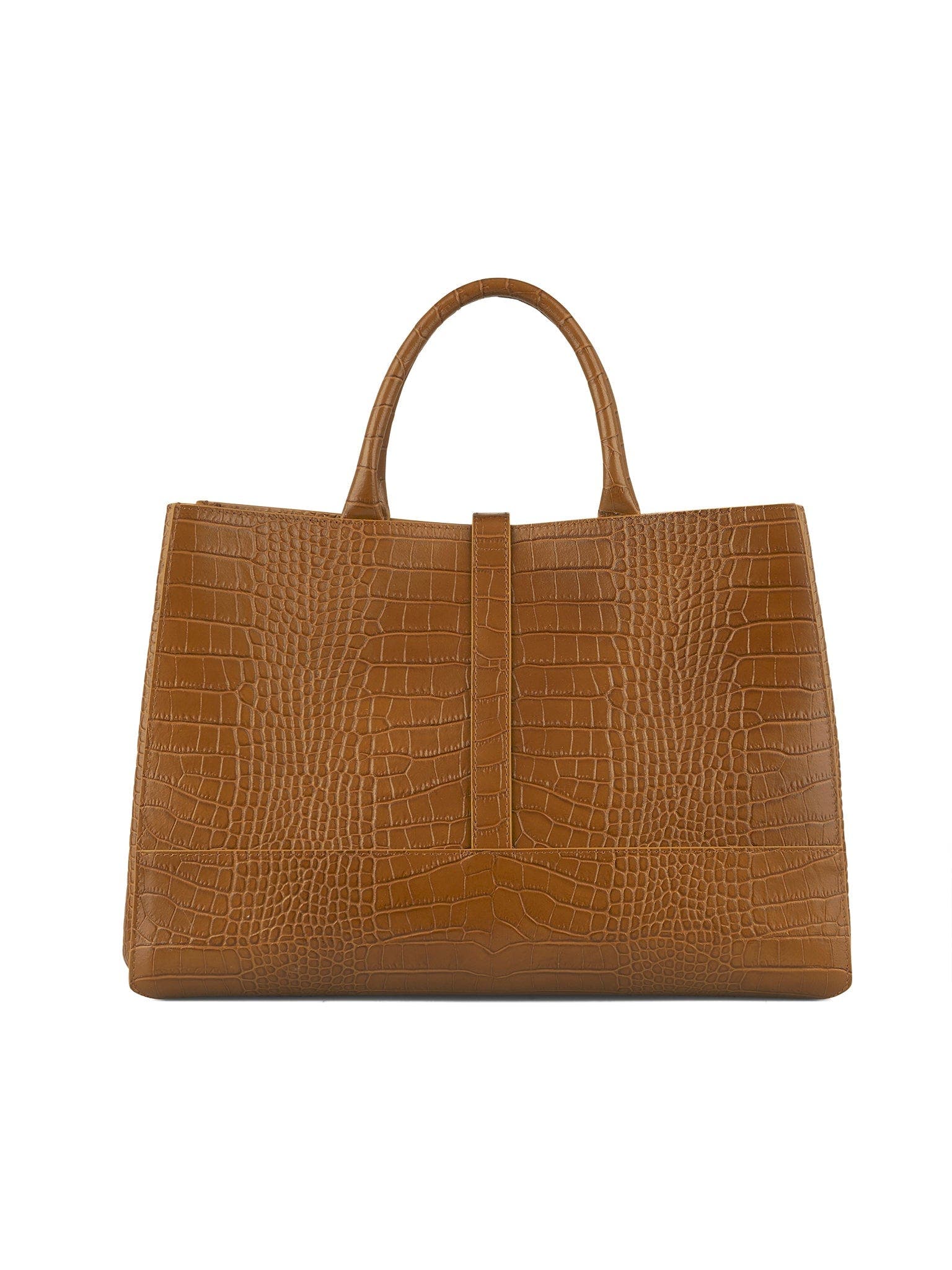 Teddy Blake Lola Croco 15", Alternate, color, Camel Brown